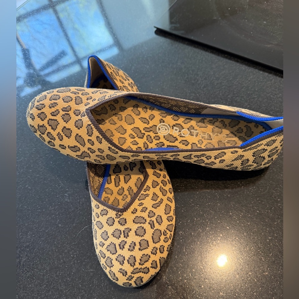 Rothy’s Cheetah Print Flats size 10